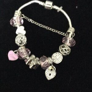 Sterling silver charm Bracelet